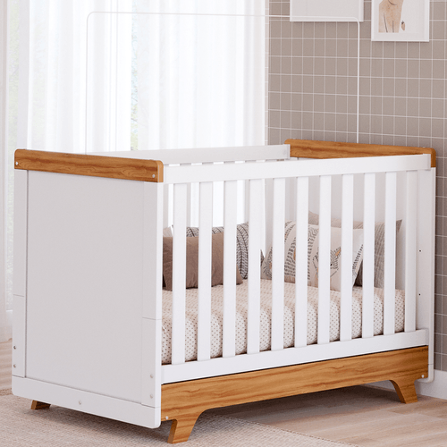 Berço Americano 2 em 1 Mini Cama Retrô